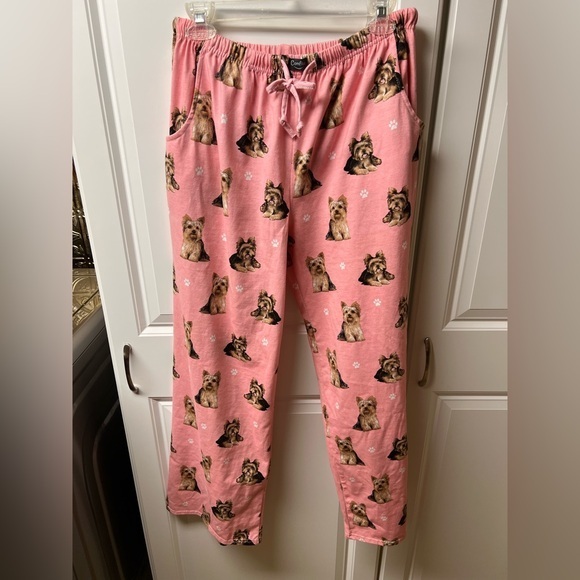 comfies Other - Comfies Pink Yorkie Print Women's Pajama Pants, Large, NWOT